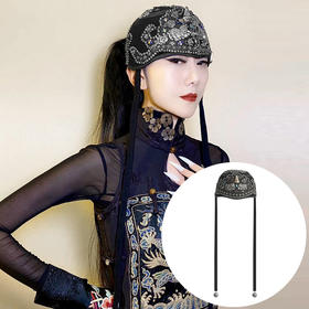 诺千金手工刺绣帽子 |  杨丽萍老师同款 | 手工制作绣片随机