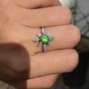 俄罗斯瑰丽翠榴石戒指 商品缩略图7