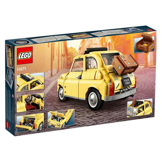 LEGO乐高创意高手10271菲亚特fiat 500小颗粒汽车积木玩具收藏 商品图2