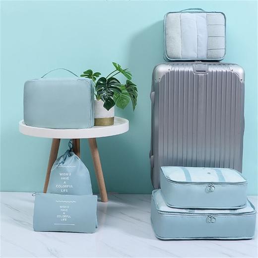 智云尚 | 便携旅行收纳衣物包六件套 綁带卡扣 双环拉链 商品图1