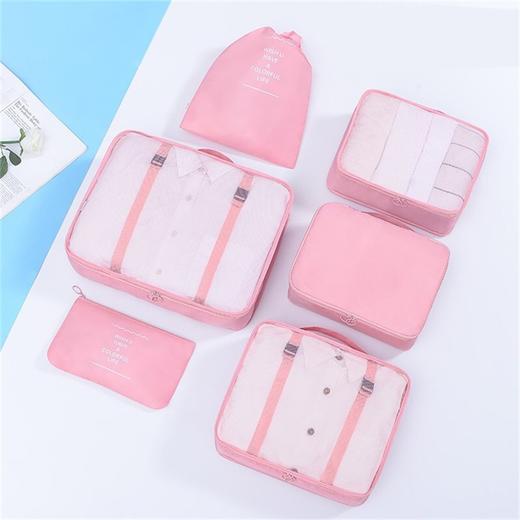 智云尚 | 便携旅行收纳衣物包六件套 綁带卡扣 双环拉链 商品图3