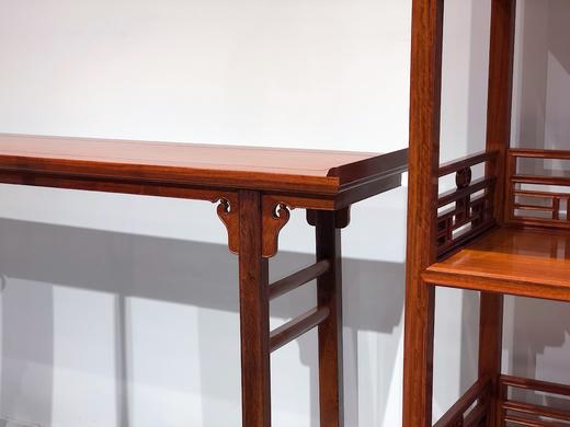 红桥红  家具严选  缅甸花梨（大果紫檀）  【画案组合七件套】 商品图5