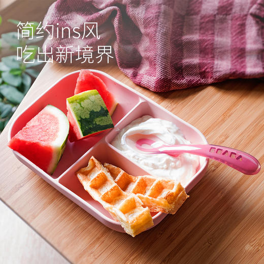 BEABA 婴儿辅食碗 硅胶吸盘碗勺套装  宝宝餐盘 儿童餐具 商品图1
