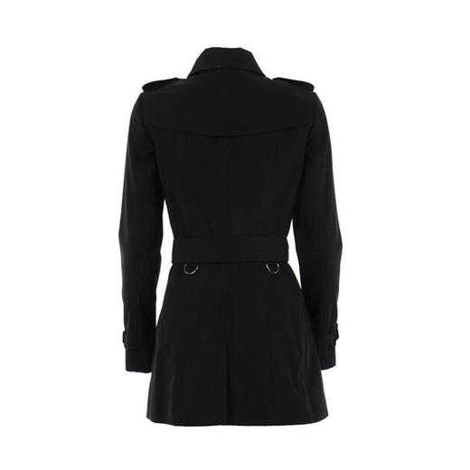 BURBERRY 巴宝莉 女士切尔西版型 – 短款 Heritage Trench 束腰风衣 黑色 4013307 00100 商品图1