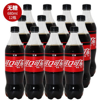 零度可乐 无糖 680ml*12瓶 商品图0