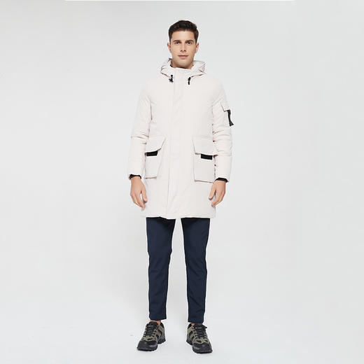 Ocean&Earth 工装式长款羽绒服男女同款，工装式、多袋式设计，防寒保暖，百搭耐穿 商品图6