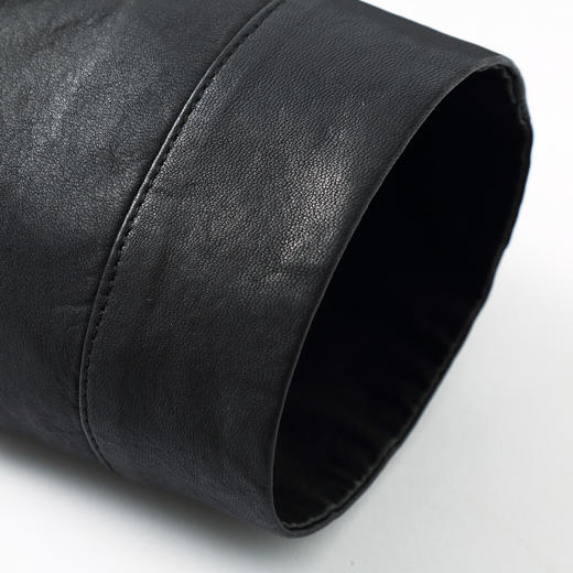 【真皮】大依优型大码薄皮衣翻领加肥加大绵羊皮外套休闲简约大号皮夹克皮草 商品图4