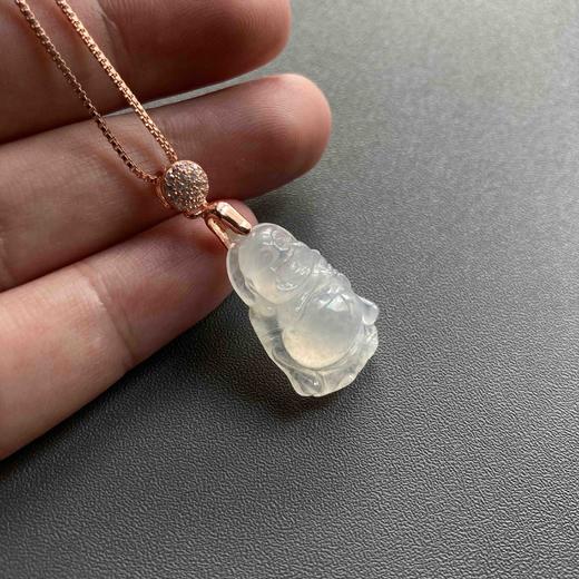 冰种厚庄翡翠站佛 商品图7