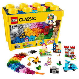 乐高LEGO经典创意系列大号积木桶装10698创意小颗粒积木玩具