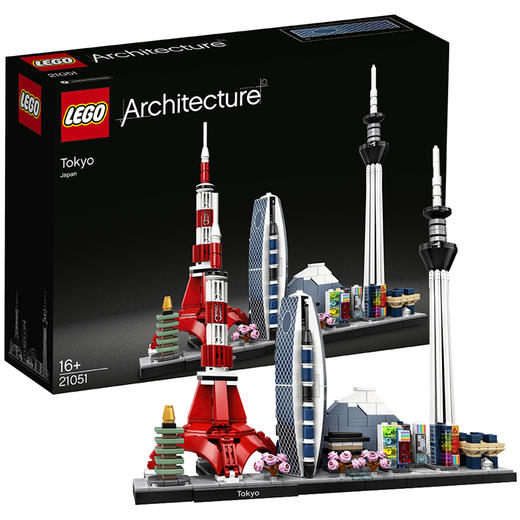 LEGO乐高建筑系列21051东京天际线小颗粒积木玩具 商品图0