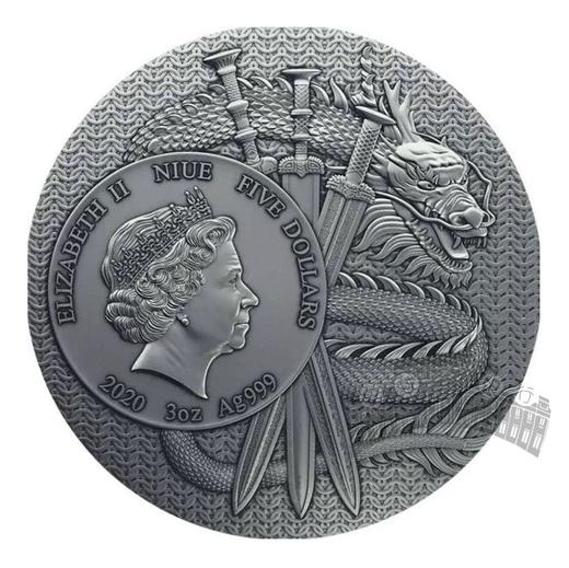 2020纽埃张飞纪念币