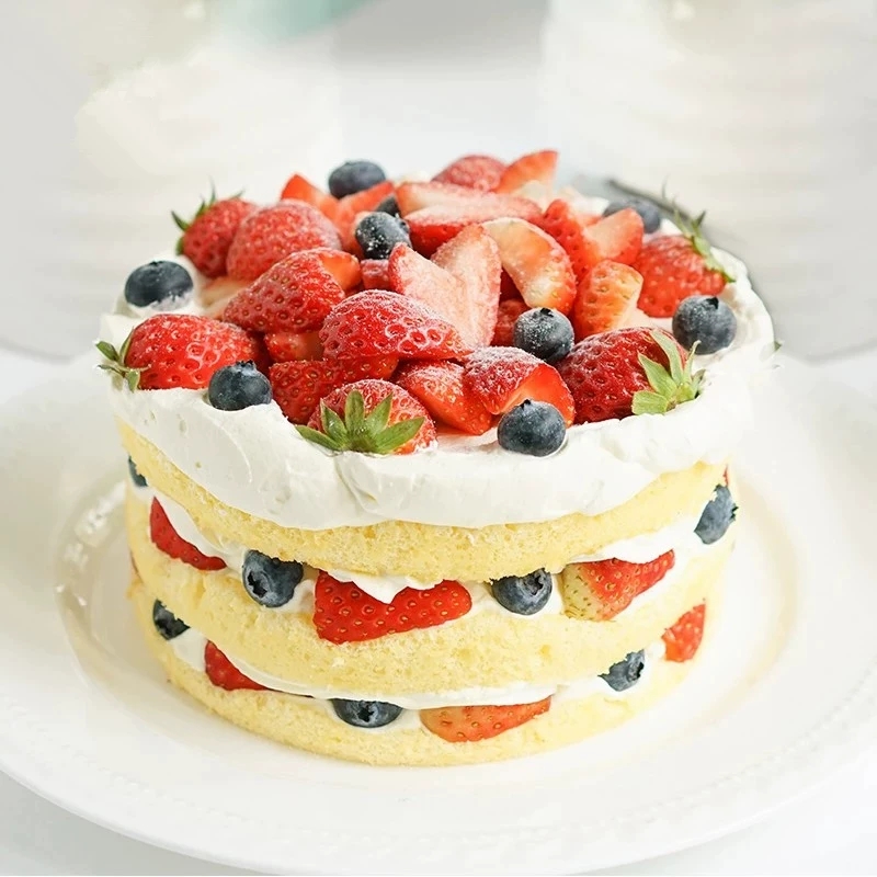 嗨森蛋糕——草莓裸蛋糕