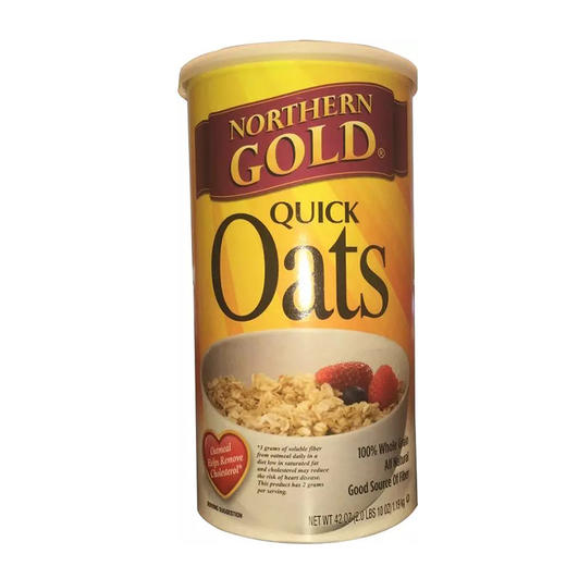 加拿大有机快熟燕麦片 原装进口 天然麦香 健康粗纤维 快速健康早餐 |百里食 商品图9