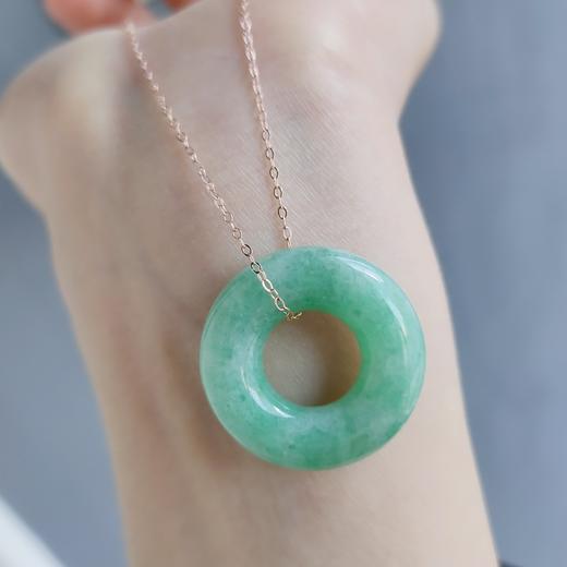 翡翠平安扣项链 商品图2