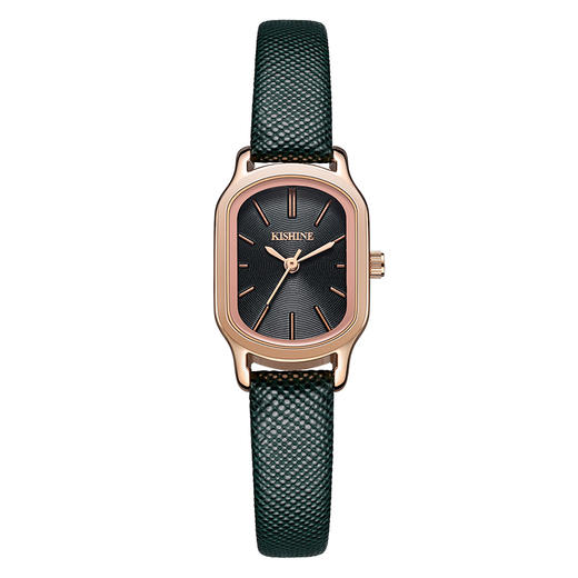 品牌直发kishine简约石英女士手表细带皮带款链条宝石款日系腕表简约