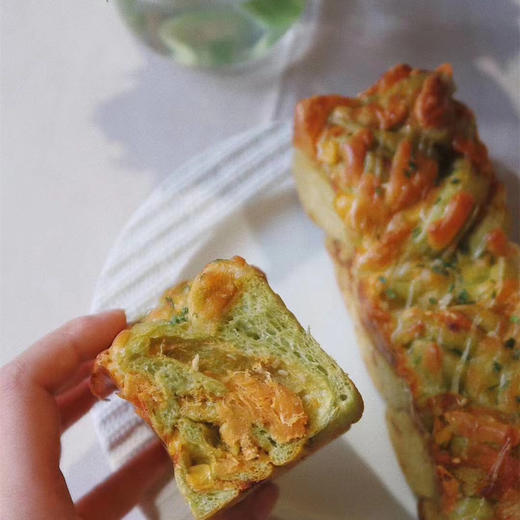 菠菜肉松吐司 商品图1