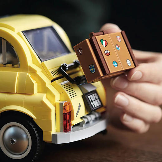 LEGO乐高创意高手10271菲亚特fiat 500小颗粒汽车积木玩具收藏 商品图3