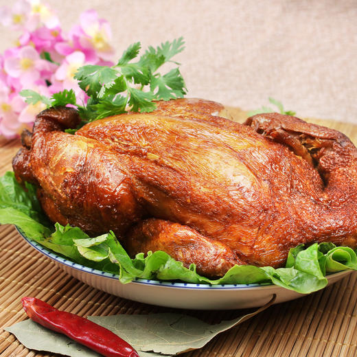 南京特产南农烧鸡500g整只扒鸡手撕烤肉类熟食卤味真空包装