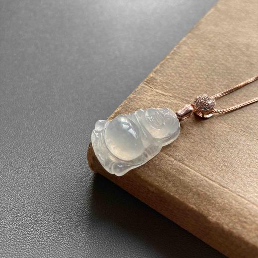 冰种厚庄翡翠站佛 商品图1