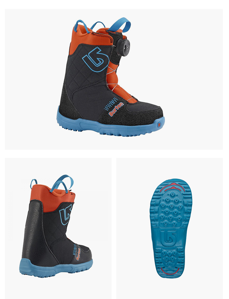 burton/伯顿2020秋冬儿童grom boa滑雪单板雪鞋|自由地带