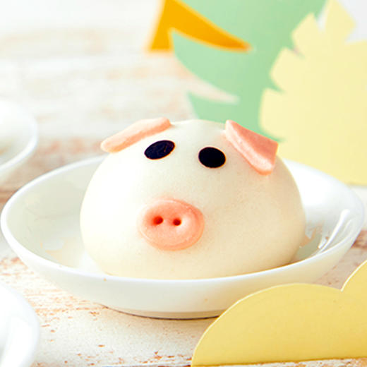 思念 儿童卡通包猪猪奶黄包300g 10只 商品图3