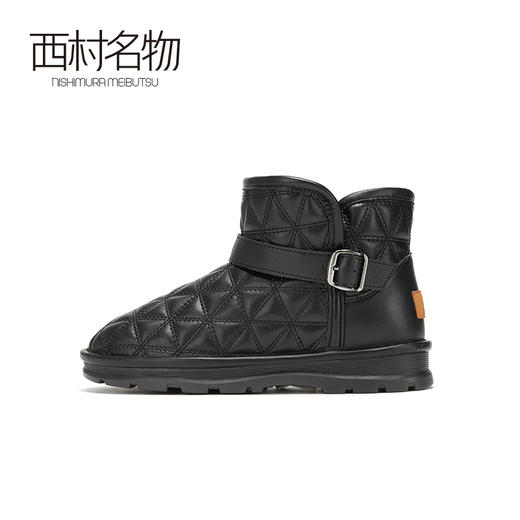 西村名物2020冬季新款加绒百搭冬鞋抗寒防滑潮版网红ins女鞋T20DS42741 商品图2
