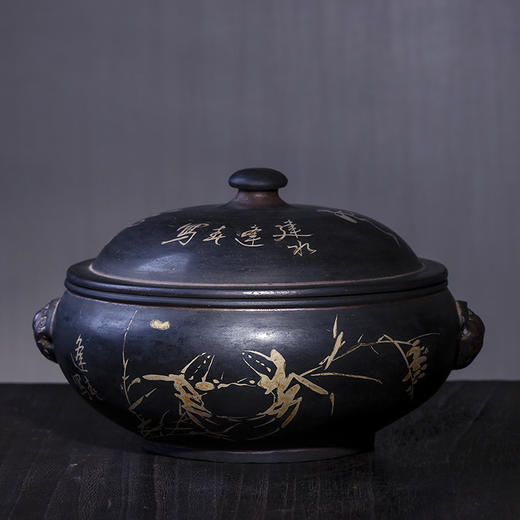 建水紫陶 老陶汽锅 商品图0