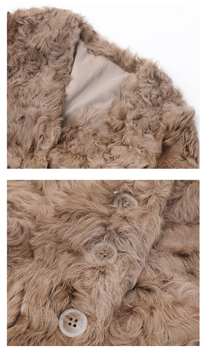 一口价20年冬v领托卡羊毛外套