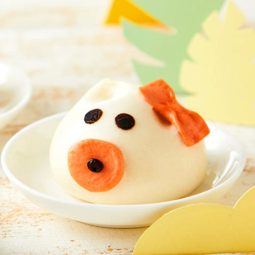 思念 儿童卡通包臻品奶黄熊仔包300g 10只 商品图3