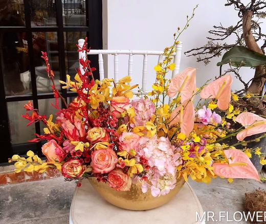 金属福桶-纳米元宝盆-电镀福桶-套二金桶 商品图1