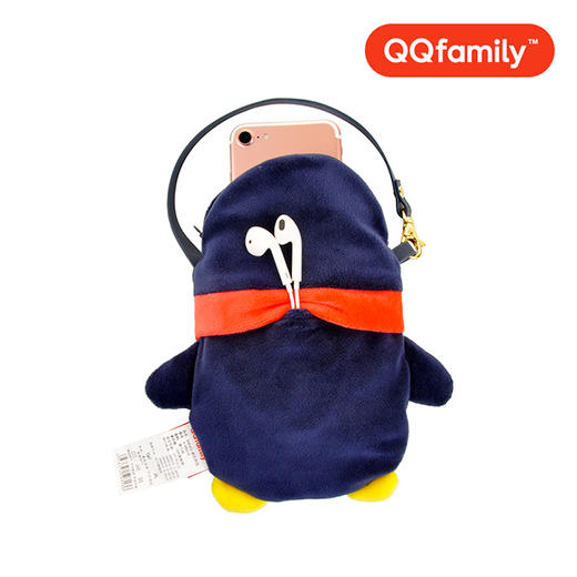 【正版】 QQfamily迷你斜挎包卡通可爱手机包儿童学生百搭小包包七夕情人节礼物多多堡 商品图0