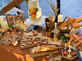 秋色系甜品台