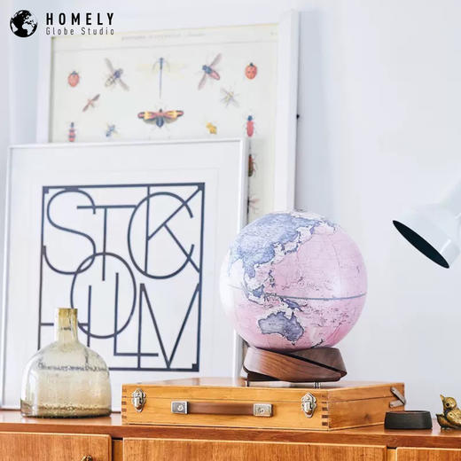 Homely Globe 黑胡桃木地球仪25cm  商品图3