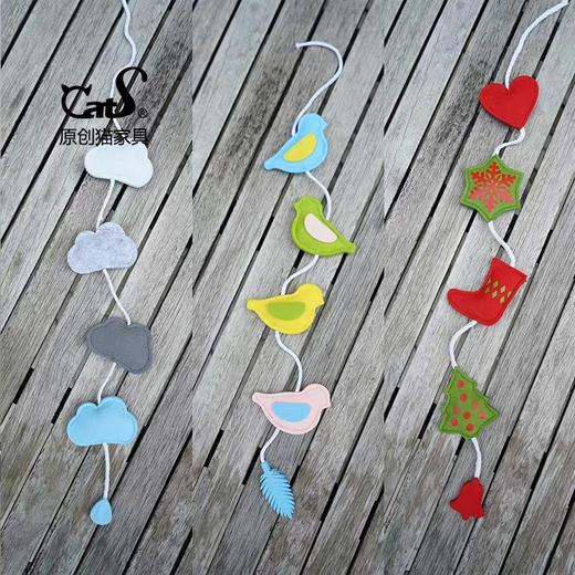 CatS特别定制:一串云 爱情鸟 麻绳毛毡猫玩具高定版限量供应 包邮 商品图5