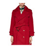 BURBERRY 博柏利 女装 女士风衣 印花衬里 轻薄嘎巴甸Trench风衣 红色 8002939 A1374 商品缩略图0