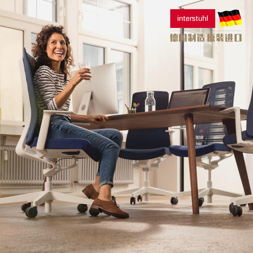 interstuhl人体工学座椅智能弹簧技术立体运动坐姿极简直观操作