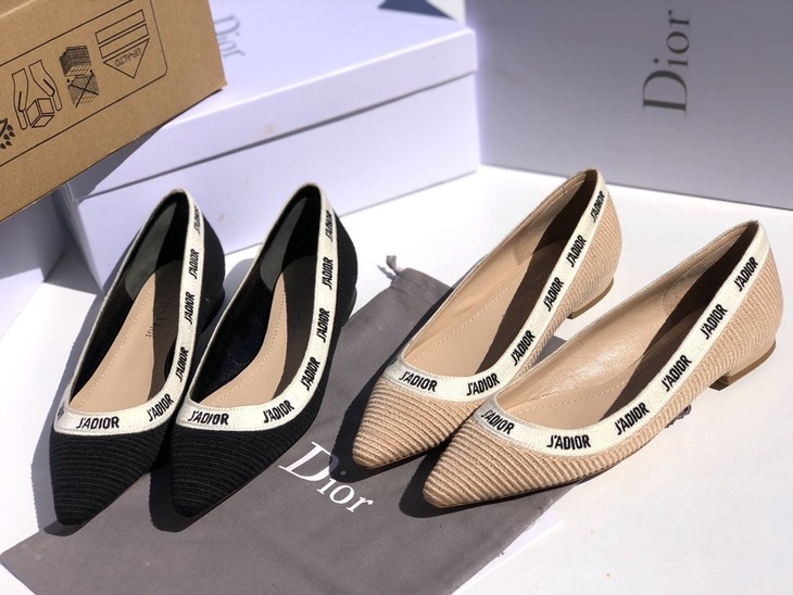 必买diorjadior系列时尚猫跟浅口单鞋