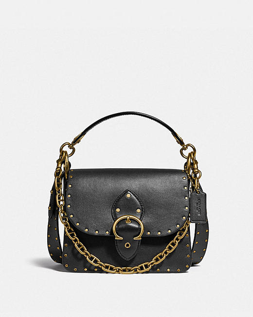 【5折】COACH蔻驰铆钉BEAT 18号单肩包（两色可选） 商品图0