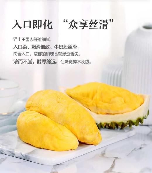 马来西亚 D197 猫山王榴莲（液氮冷冻果） 商品图3