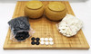 围棋棋具 | 初级围棋套装 竹盘+仿草编棋罐+仿云子 商品缩略图0