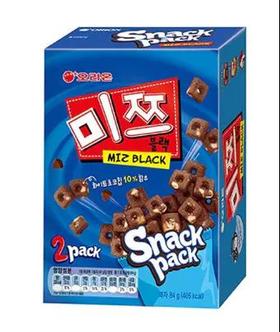 好丽友美子巧克力饼干84g오리온미쯔블랙84g
