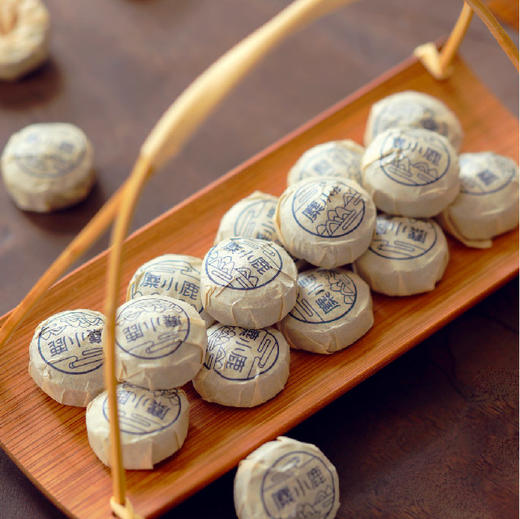 麋鹿星球麋小鹿普洱沱茶熟茶 云南大叶种晒青毛茶 30颗小粒装160g 商品图2