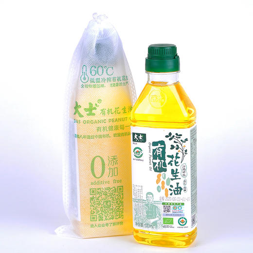 沙地冷榨有机花生油500ml 商品图1