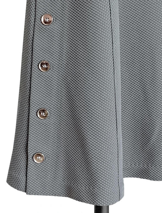 TYNVIE 金扣喇叭裤 - 灰青色 卡其色 商品图4