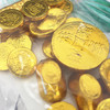 （分装）巧克力金币 100g  形状混装：元宝金币金条等 每袋形状都不同 随机发货 商品缩略图0