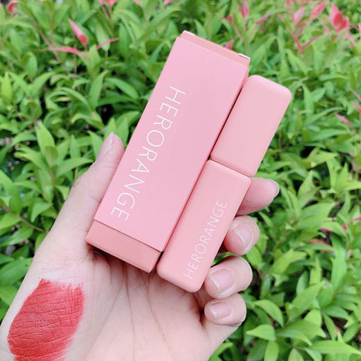 国货HERORANGE少女心粉色柔雾丝绒唇釉秋冬女学生网红同款七夕情人节 商品图0