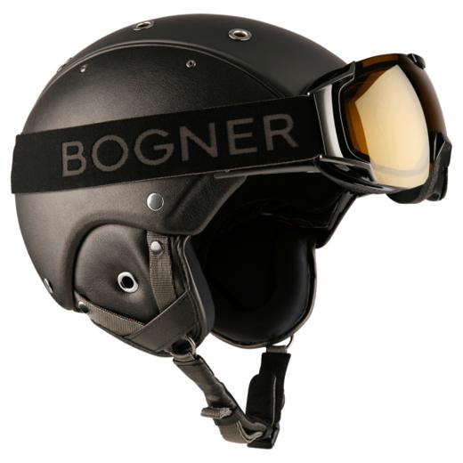 Bogner - Bogner Helmet - Leather Ruthenium 配件 头盔 棕色 商品图1