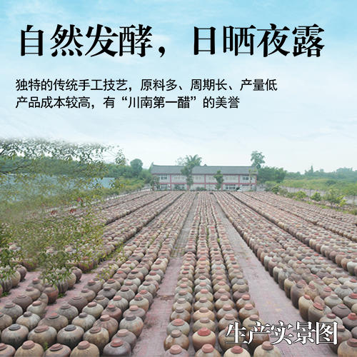 【云燕优品】泸州护国陈醋百年传承工艺酿造440ml*2瓶 商品图1