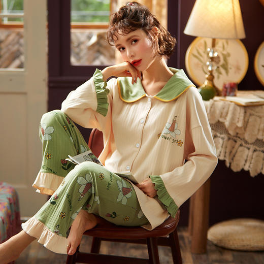 买1送1【宅家也要美美哒】超好看 卡通可爱家居服套装 可外穿 商品图6