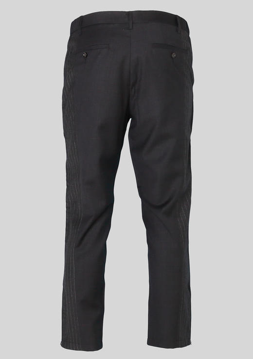 Marco Azzali 灰色拼接西裤 P3721400 商品图2